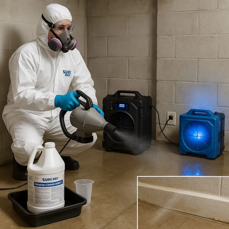 Sanitization and Odor Removal process in Silverton, OH