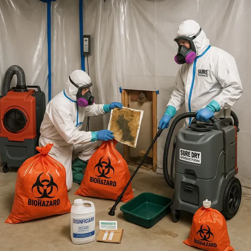 Contaminated Water Handling Protocols process in Silverton, OH